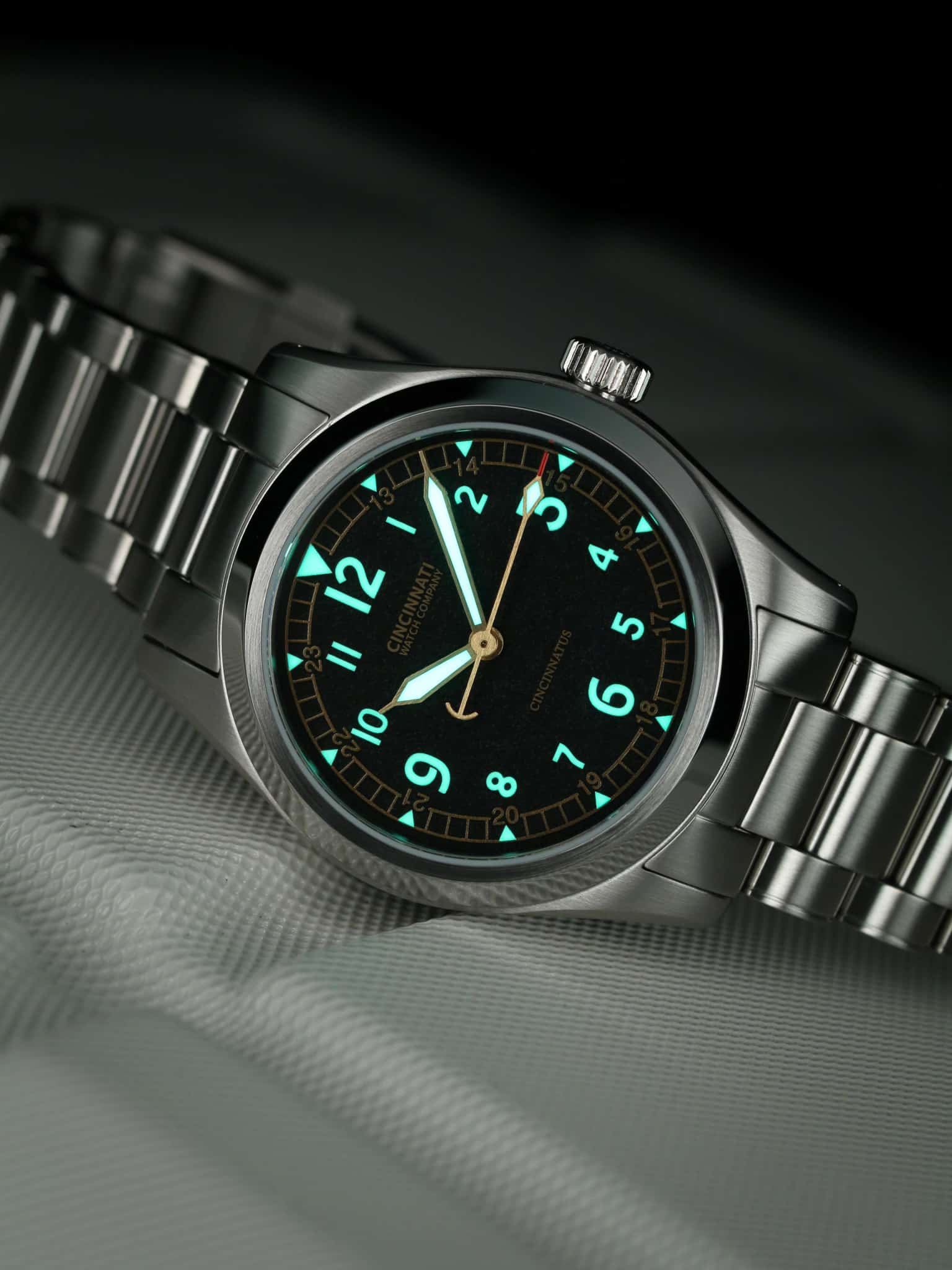 Cincinnati Watch Company The Cincinnatus Field Black Manual Wind