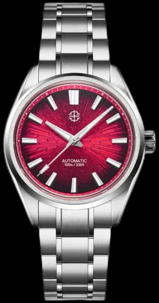 AETHELSOHN Crimson Shard Fumé Dial Automatic