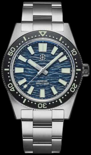 AETHELSOHN Tidal Wave Dial Quartz Watch