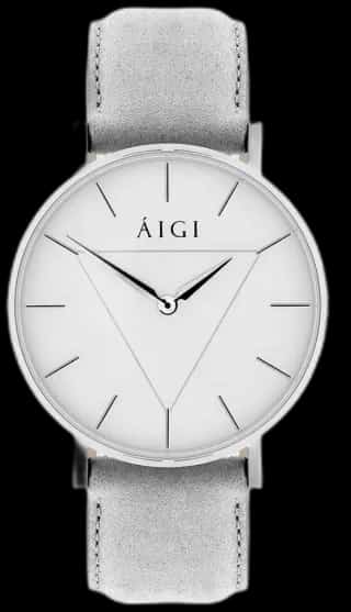 Aigi Watches Glacier 36MM Grey Suede