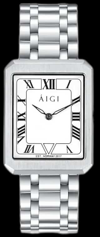 Aigi Watches GLACIER RECTANGULAR - STEEL