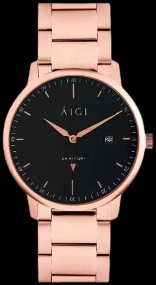 Aigi Watches POLAR NIGHT 40MM - STEEL