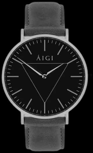 Aigi Watches Polaris 40MM Grey Suede
