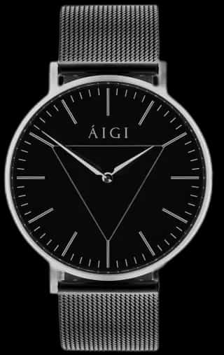 Aigi Watches Polaris 40MM Black