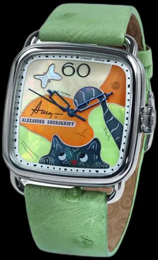 Alexander Shorokhoff Black Cat - Armbanduhr