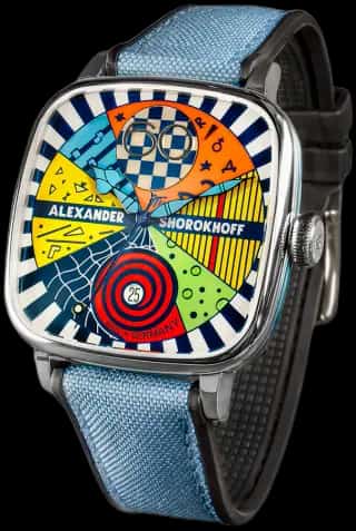 Alexander Shorokhoff Kandy Avantgarde Blue - Alexander Shorokhoff Uhren