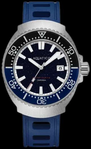 Aquatico Super Marine Aventurine Dial Watch