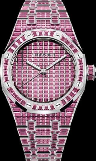 Audemars Piguet Royal Oak Selfwinding Pink Tourmaline "50ᵀᴴ Anniversary" 37mm