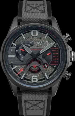 AVI-8 Hawker Harrier Dual Retrograde Chronograph