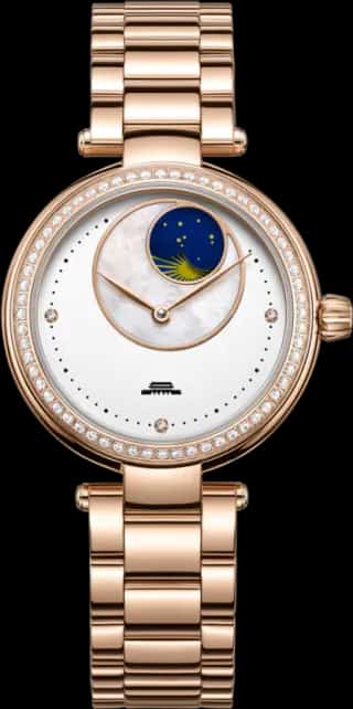 Beijing Watches Sun and Moon Display Automatic Watch 32.5mm