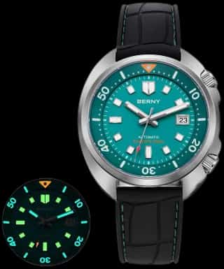 BERNY BERNY-Men Automatic Compressor-style Diver Watch-AM1970M