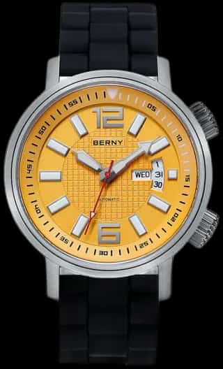 BERNY BERNY-Men Automatic Compressor-style Diver Watch-AM7081M