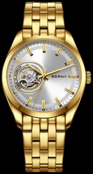 BERNY BERNY-Men Automatic Gold Classic Watch-AM179M-Y
