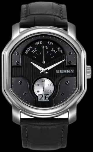 BERNY BERNY-Men Quartz Tonneau Classic Watch-2707M