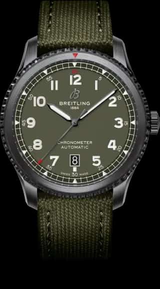 Breitling Aviator 8 Automatic 41 Black Steel Curtiss Warhawk