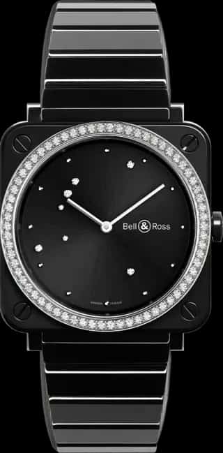 Bell & Ross BRS BLACK DIAMOND EAGLE DIAMONDS