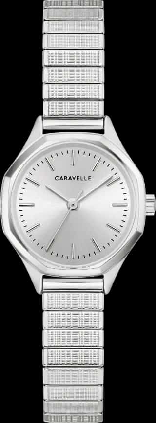Bulova Silver-Tone Dial Stainless Steel Expansion Vintage Dress 43L226