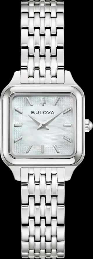 Bulova White Dial Stainless Steel Bracelet Sutton 96L357