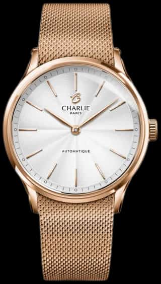 Charlie Paris Watches INITIAL 35 - Cœur Ouvert Gold/Rose Gold (35mm automatic)