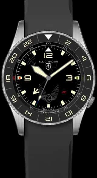 Elliot Brown Aircrewman Holton automatic GMT
