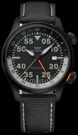 Glycine Men's Airpilot GMT 44mm Quartz Watch GL0435