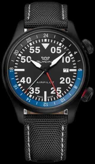 Glycine Men's Airpilot GMT 44mm Quartz Watch GL0437