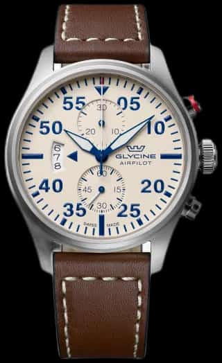Glycine Men's Airpilot Chrono 44mm Quartz Watch GL0442