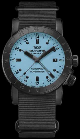 Glycine Men's Airman Contemporary GMT 42mm Automatic Watch GL0490