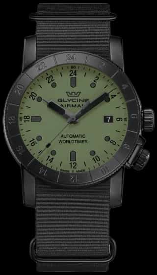 Glycine Men's Airman Contemporary Purist 42mm Automatic Watch GL0492