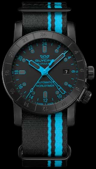 Glycine Men's Airman Contemporary GMT 42mm Automatic Watch GL0495