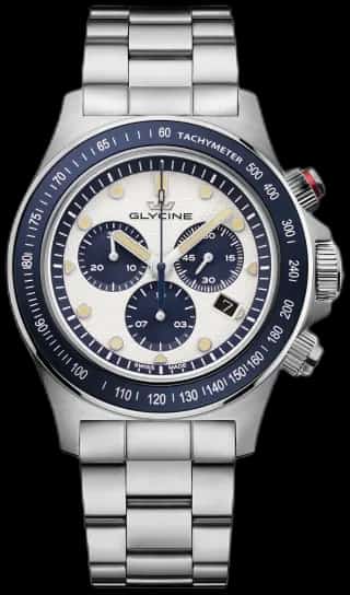 Glycine Men's Combat Sub Chronograph Sport 43mm Quartz Watch GL1042