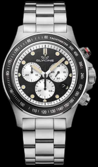 Glycine Men's Combat Chronograph Sport 43mm Quartz Watch GL1045