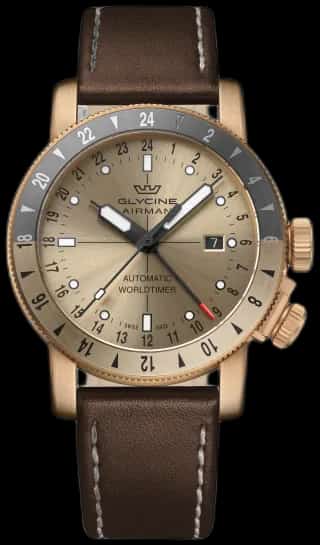Glycine Airman Contemporary Bronze GMT