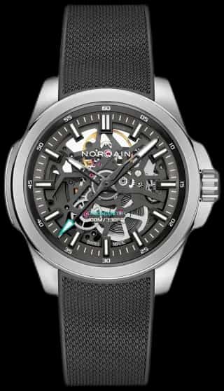 Norqain Independence Skeleton 40mm Anthracite Turquoise