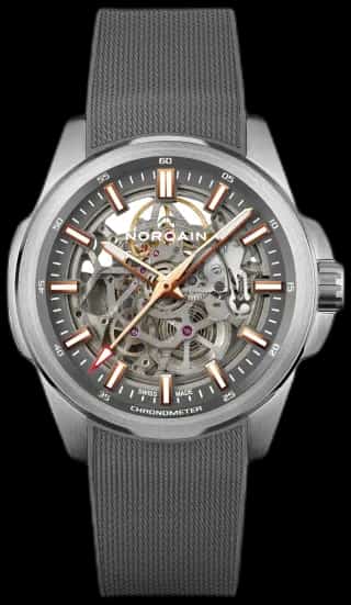 Norqain Independence Skeleton 42mm Grey Gold