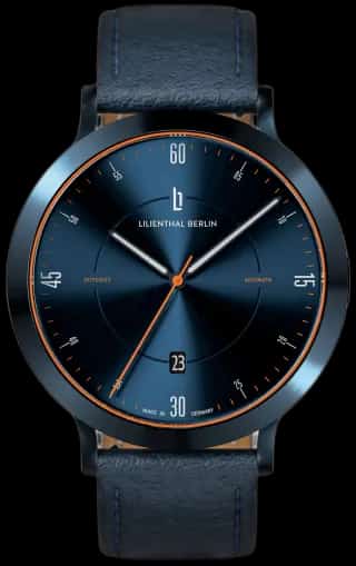 Lilienthal Berlin Zeitgeist Automatik – Blue Orange