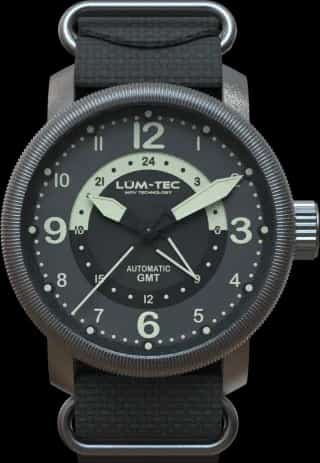 Lum-Tec 39mm Combat B74 GMT