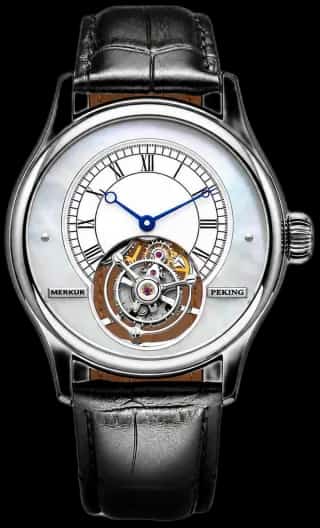 Merkur Tourbillon Watch Pearl