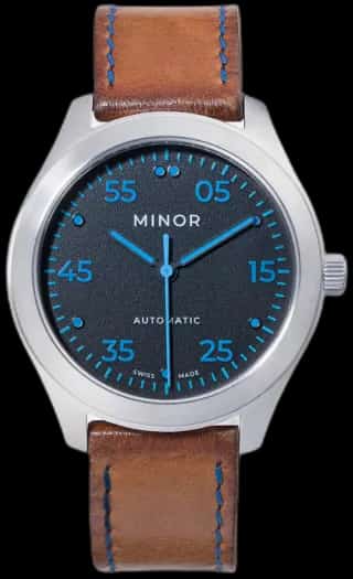 Minor Watches Minor Heritage Black Blue Automático