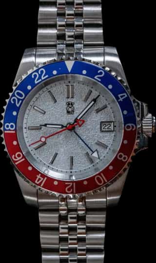 Mr. Eatwell GMT Challenger — Red & Blue Pepsi