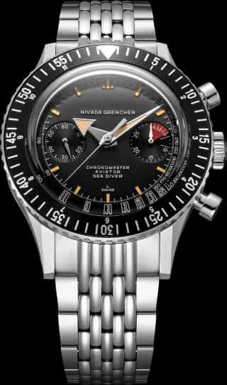 Nivada Grenchen Chronomaster Broad Arrow