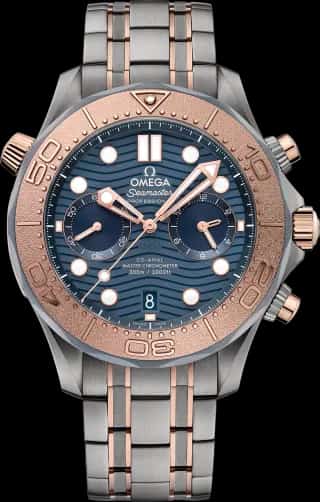 Omega Seamaster Diver 300M Co Axial Master Chronometer Chronograph 44mm