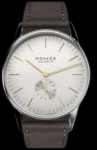 NOMOS Glashütte Orion 38 silver