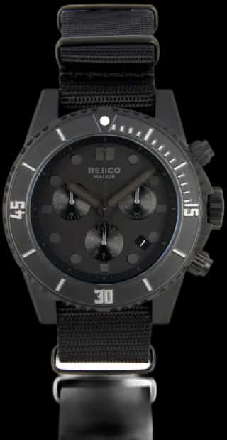Resco Blackout Manus Chronograph (DLC)