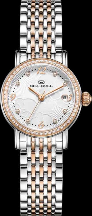 Seagull Lady's Series Flower Dial Dress Watch 27mm