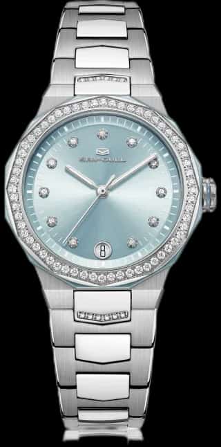Seagull Extraordinary Series Polygonal Diamond-set Bezel Mother-of-pearl Dial Lady's Watch 34mm