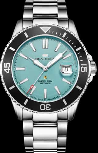 Seagull Ocean Series 200m Waterproof Matte Dial Diving Watch 44mm