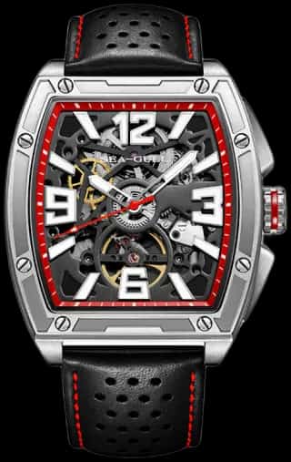Seagull CN Racing Team Collaboration Tonneau Shape Skeleton Watch 42mm