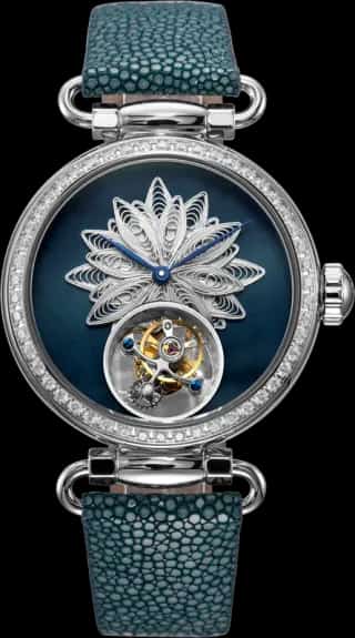 Seagull Artisan ICH Series Silver Filigree Lady's Tourbillon 39mm