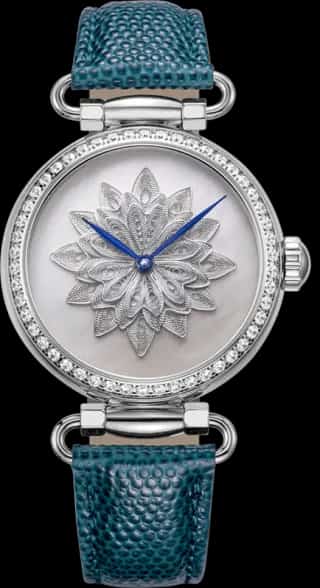Seagull Artisan ICH Series Silver Filigree Lady's Watch 39mm